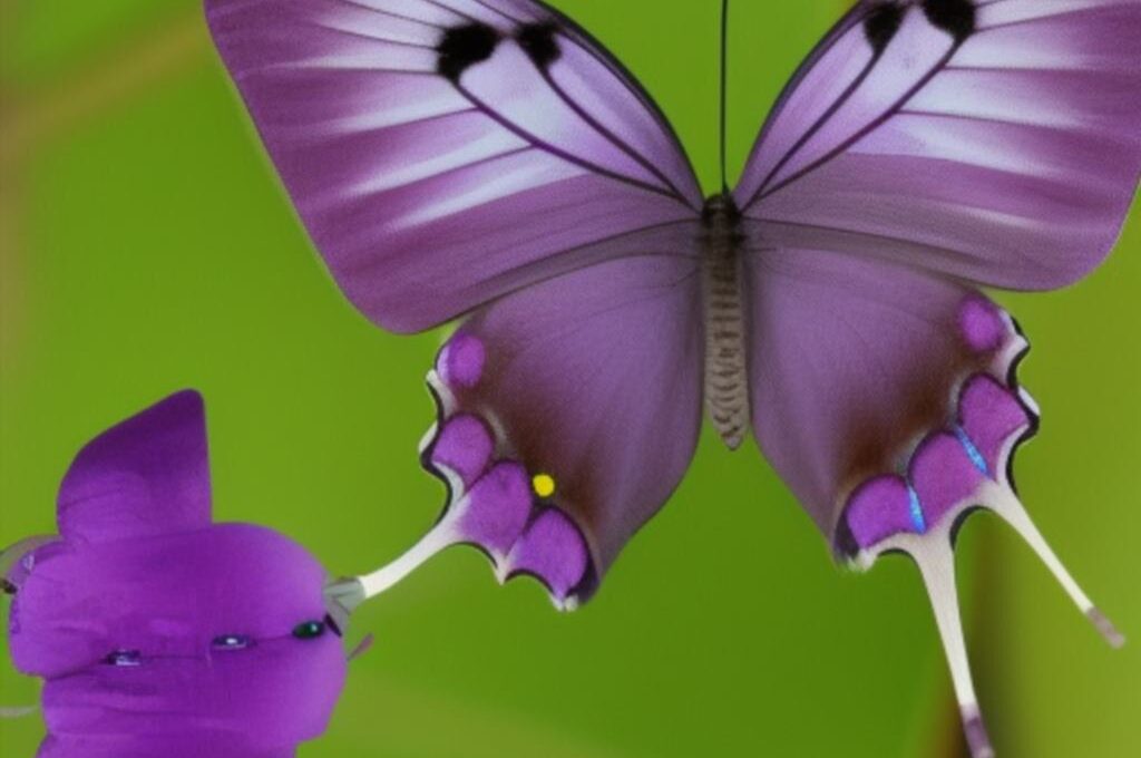 Co oznacza fioletowy motyl przy nowonarodzonym dziecku