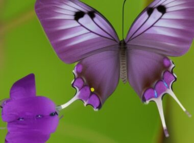 Co oznacza fioletowy motyl przy nowonarodzonym dziecku